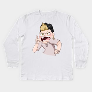 Hanma Shuji TR expression Kids Long Sleeve T-Shirt